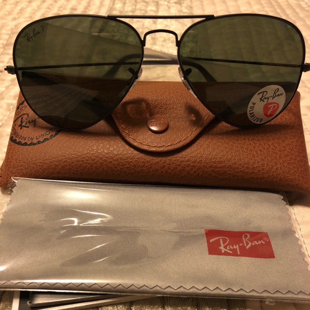 Ray Ban polarized Aviators